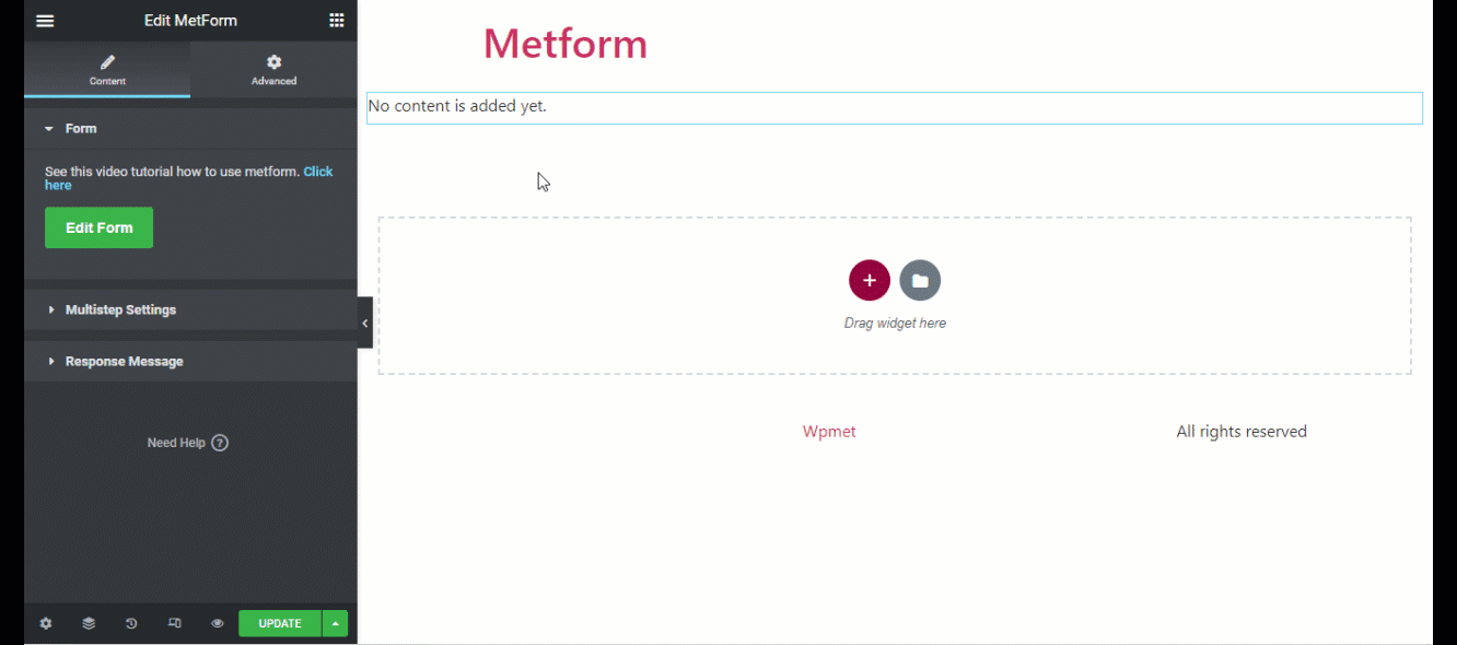betinget logik i Elementor-form
