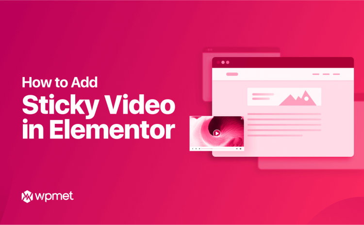 how to add a sticky floating video on page scroll