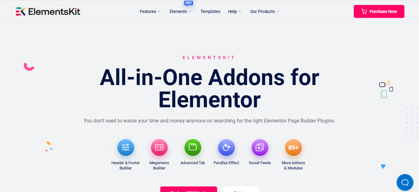 ElementsKit ultimate Elementor addon