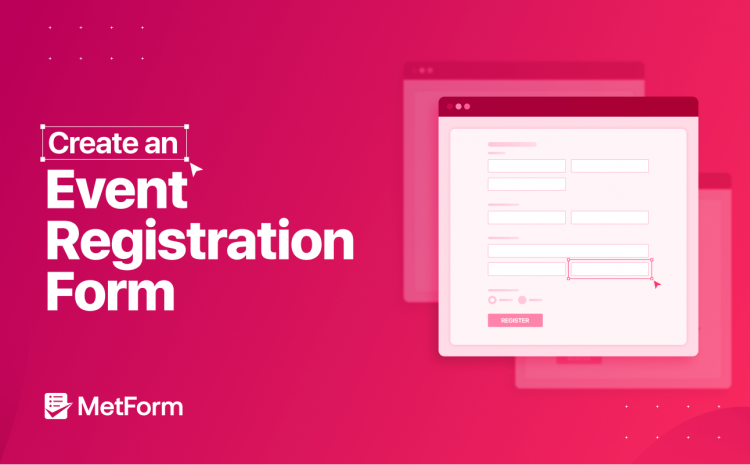 how to create an event registration form
