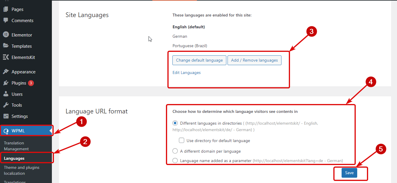 paramètres de langues Comment configurer les paramètres du plugin WPML 