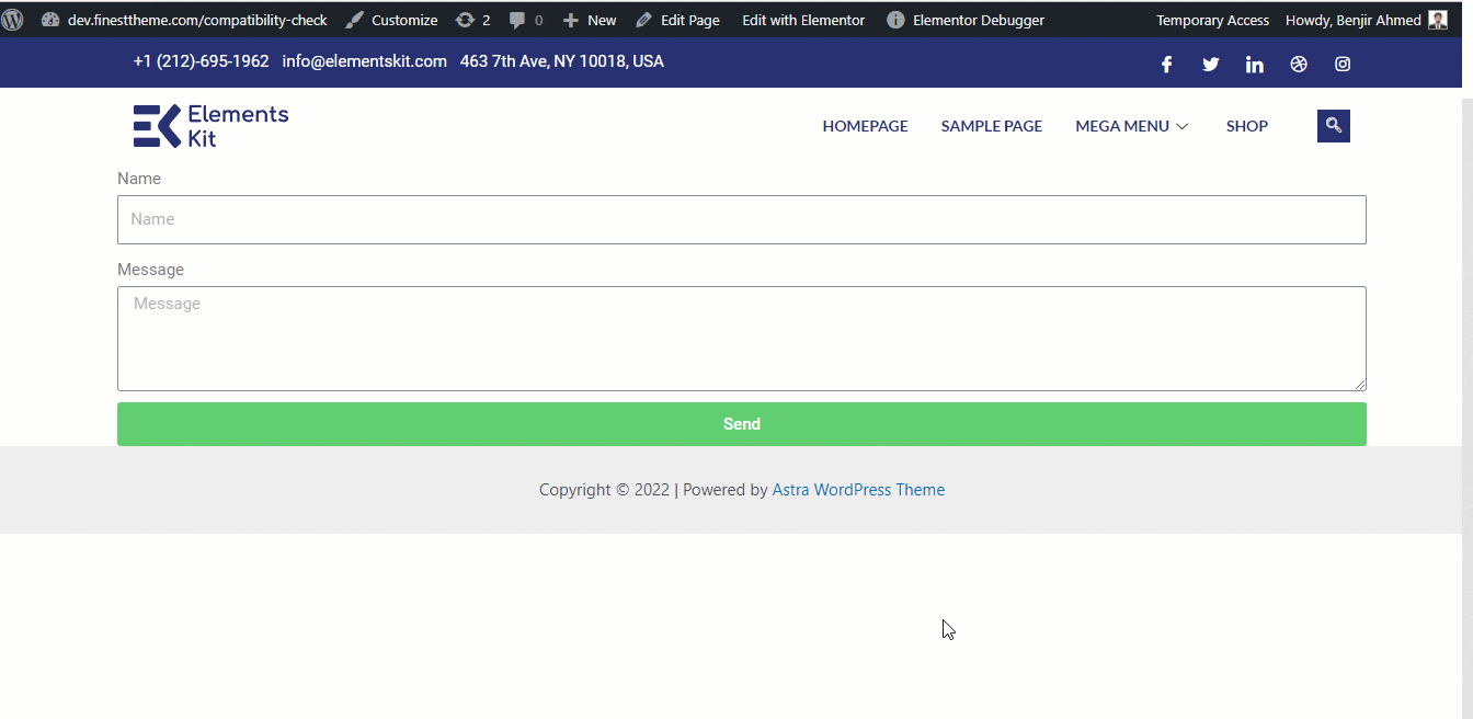 Elementor pro conditional field preview