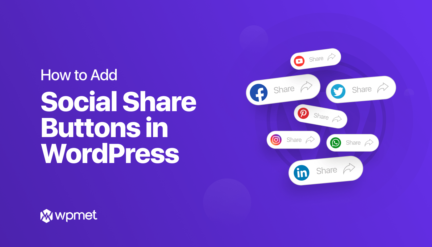 How to add social share buttons in WordPress - Banner