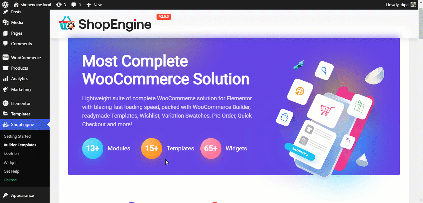 create WooCommerce category template