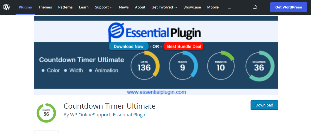 Countdown Timer Ultimate Pro - Documentation - Essential Plugin