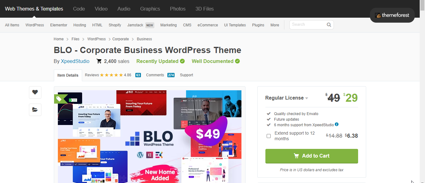 install a WordPress theme