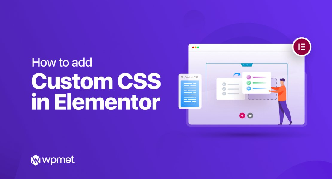 how to add custom css in elementor