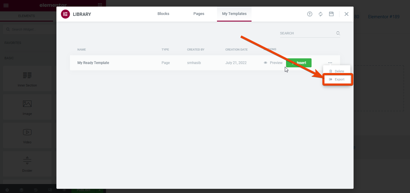 How to Export and Import Elementor Templates with a Few Clicks