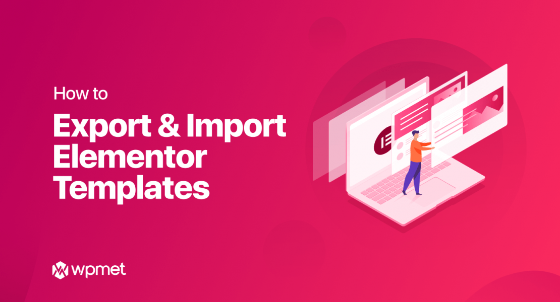 how to export and import elementor template