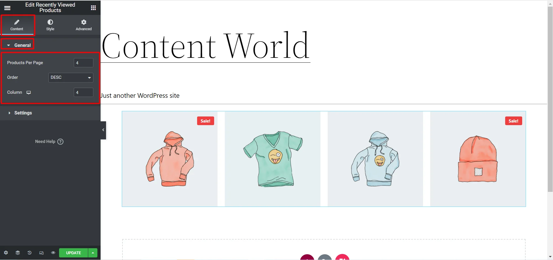 最近閲覧した商品の使い方 - ShopEngine - Wpmet