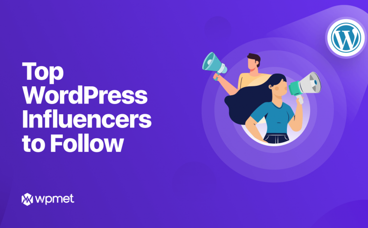 Top WordPress-influencers at følge (banner)