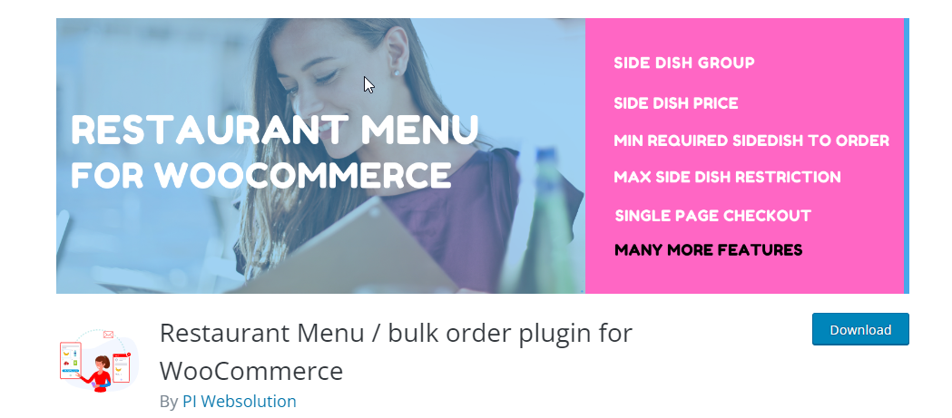 Restaurant Menu For WooCommerce - best wordpress restaurant plugins