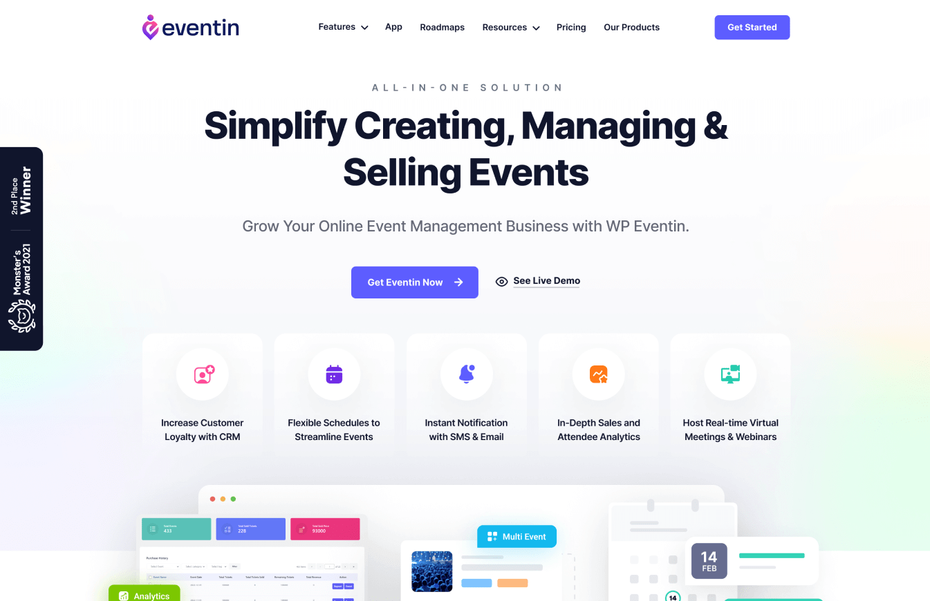 Eventin, the best event management plugin