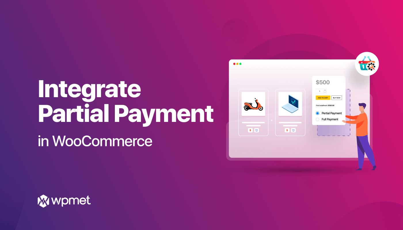 integrate partial payment in woocommerce