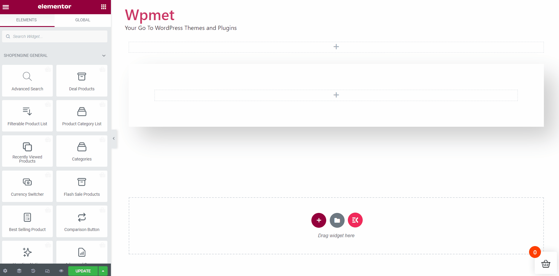 Customize when WooCommerce cart is empty  - ShopEnigine