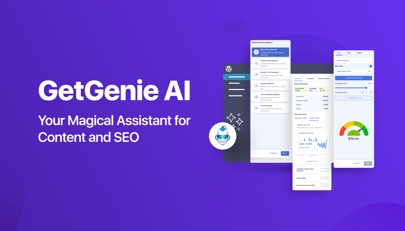 GetGenie Ai - one of the best AI Competitor Blog Analysis Tools 