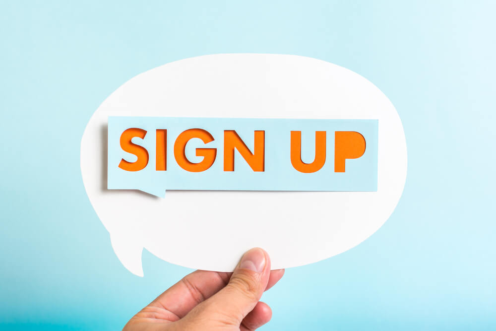 Add signup forms and buttons to social media- Ecommerce business email list growth strategies