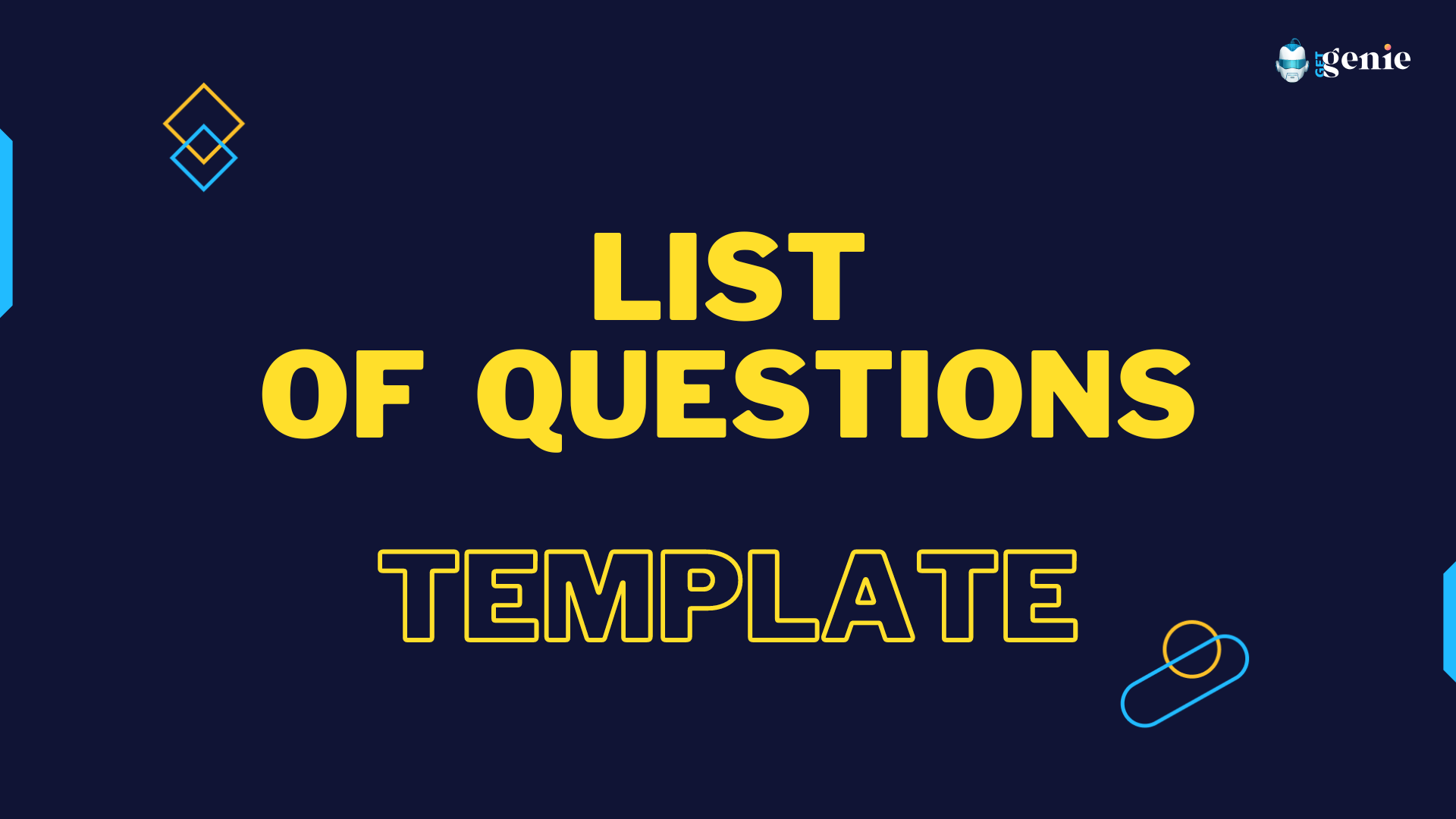 GetGenie - Your SEO and Content Assistant  - List of Questions Template - Wpmet, XpeedStudio