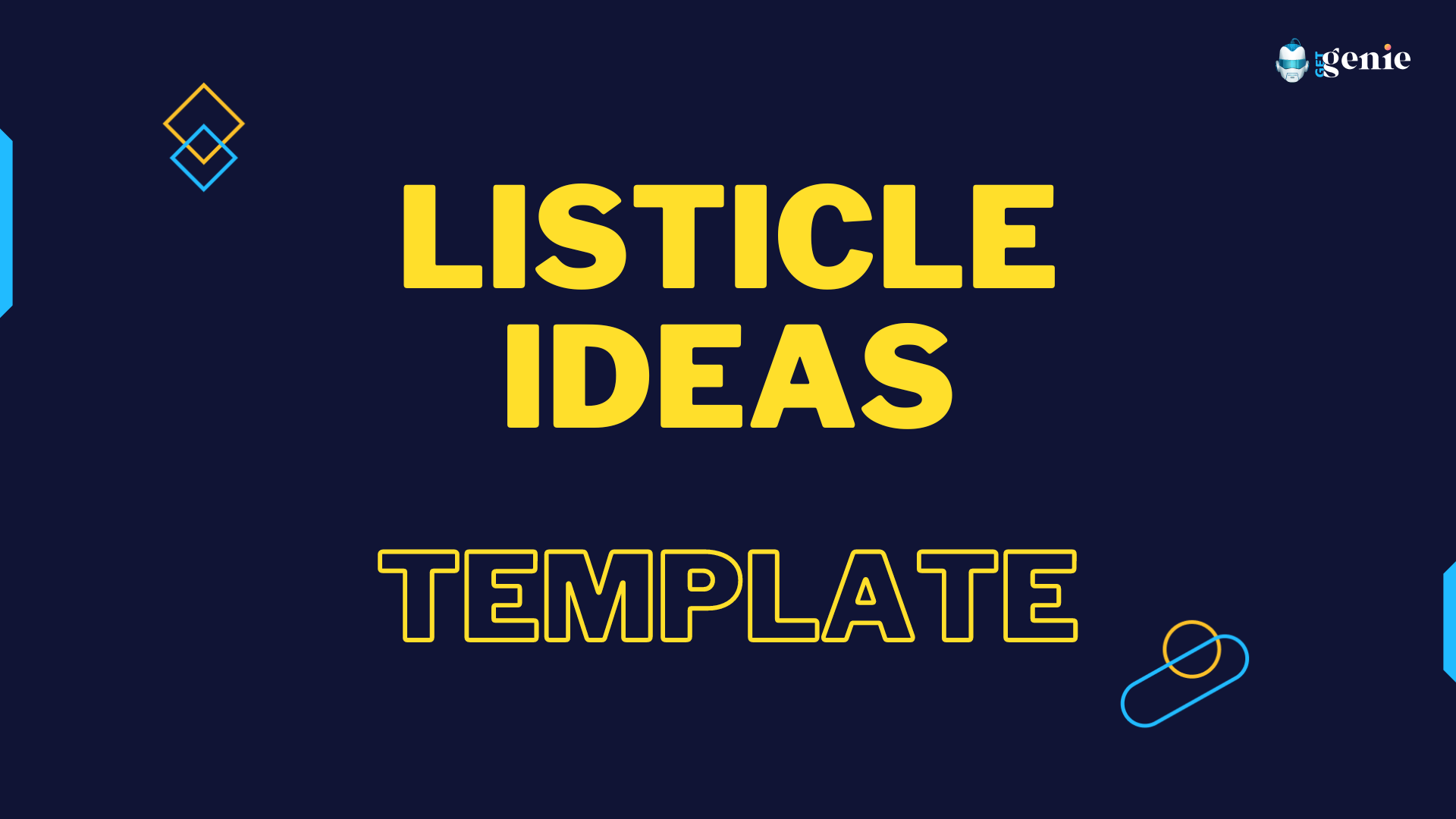 GetGenie - Your SEO and Content Assistant  - Listicle Ideas Template - Wpmet, XpeedStudio