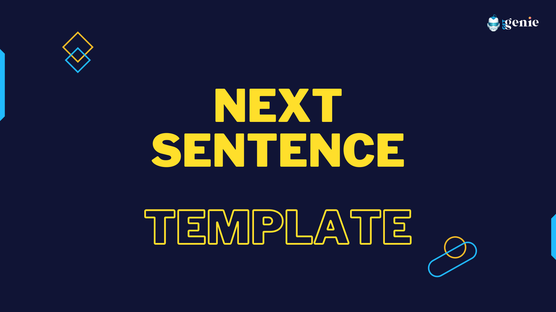 GetGenie - Your SEO and Content Assistant  - Next Sentence Template - Wpmet, XpeedStudio
