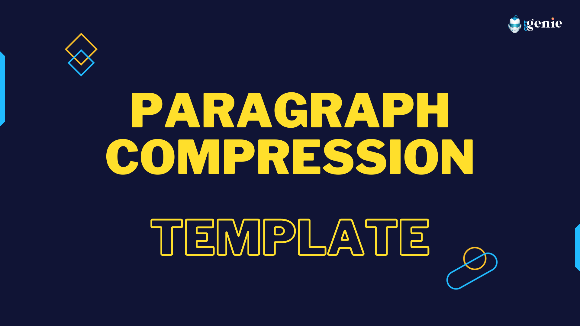 GetGenie - Your SEO and Content Assistant  - Paragraph Compression Template - Wpmet, XpeedStudio