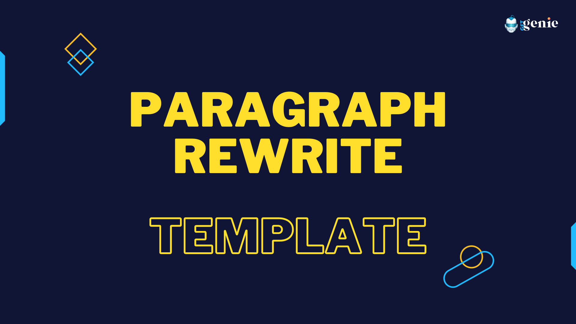 GetGenie - Your SEO and Content Assistant  - Paragraph Rewrite Template - Wpmet, XpeedStudio