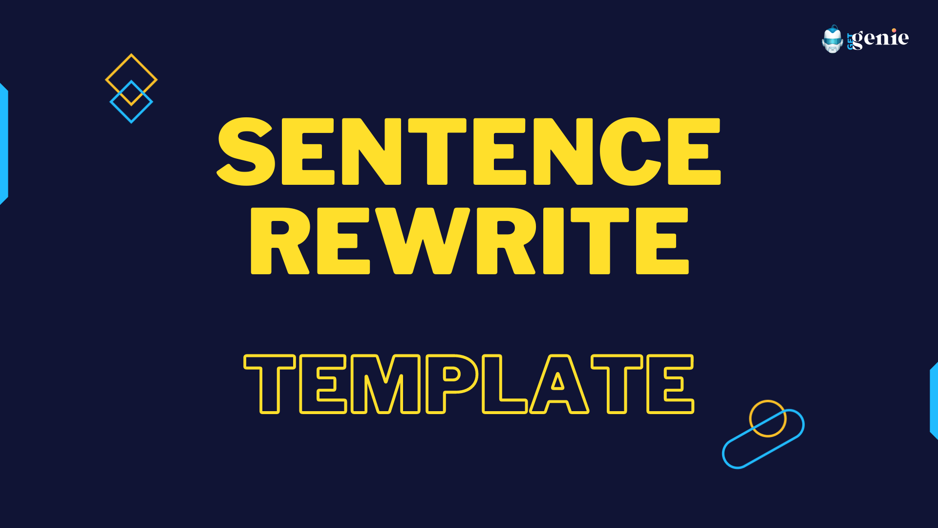 GetGenie - Your SEO and Content Assistant  - Sentence Rewrite Template - Wpmet, XpeedStudio