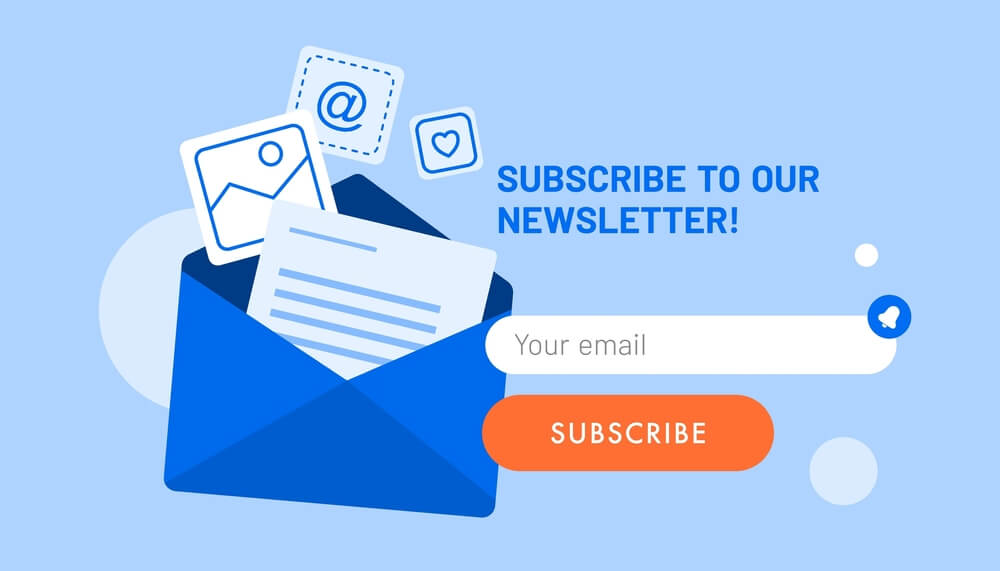 Newsletter popup- Ecommerce business email list growth strategies