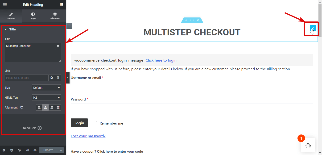 WooCommerce Multistep Checkout, Checkout in Easy Steps