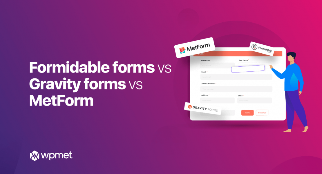 Formidable Forms vs Gravity Forms vs MetForm
