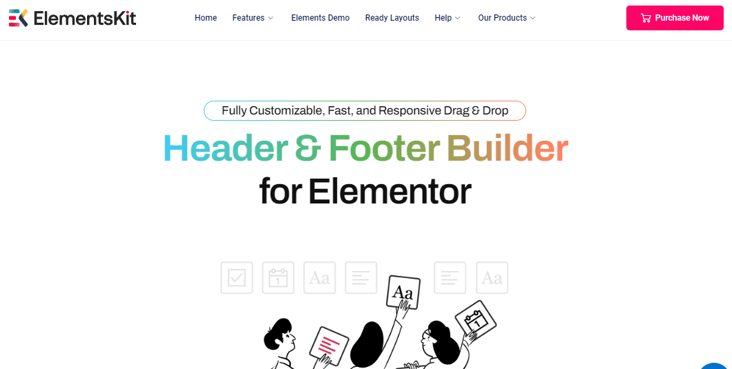 ElementsKit Best Elementor Addon - Header Footer Builder