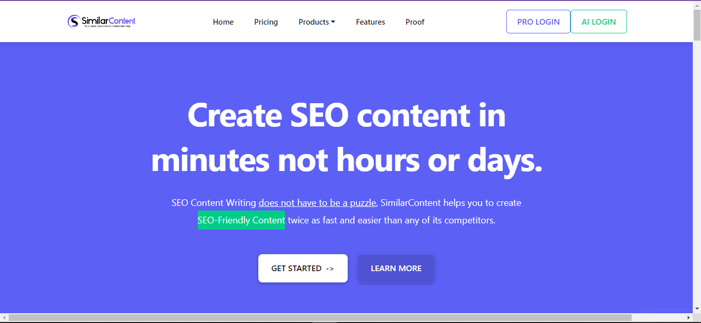 SimilarContent tool for SEO