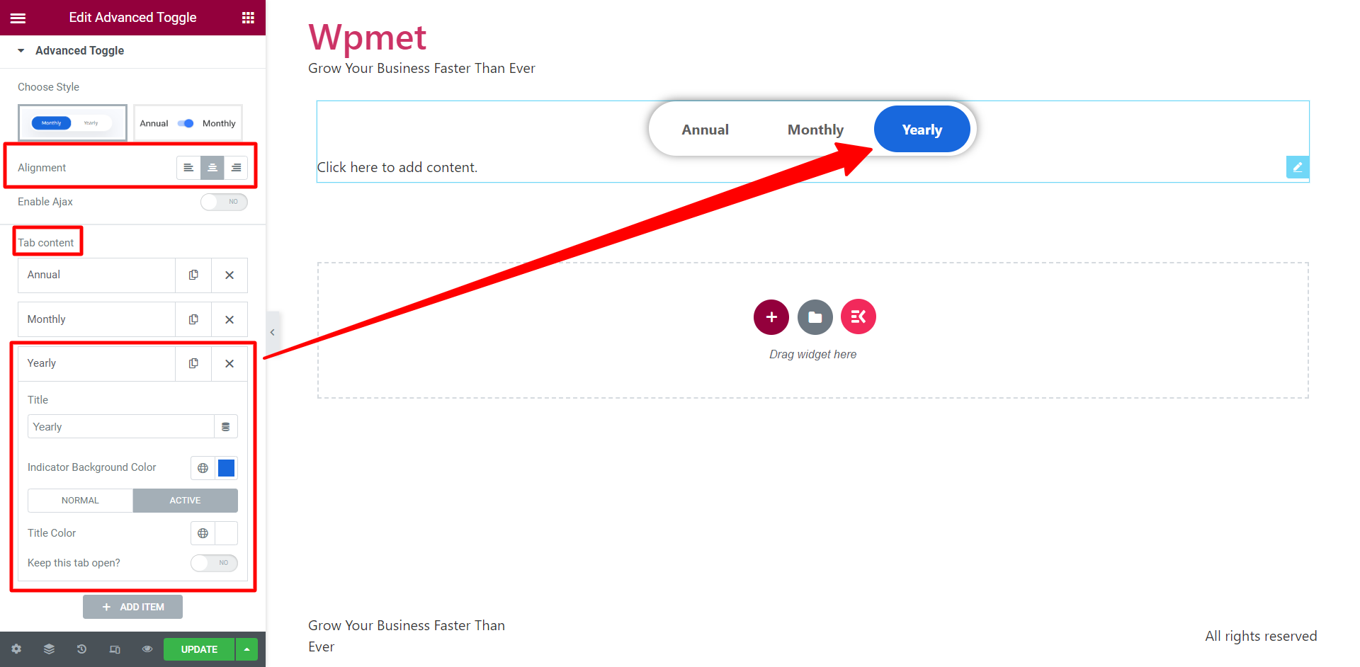 How To Design WordPress Toggle Content in Elementor Wpmet