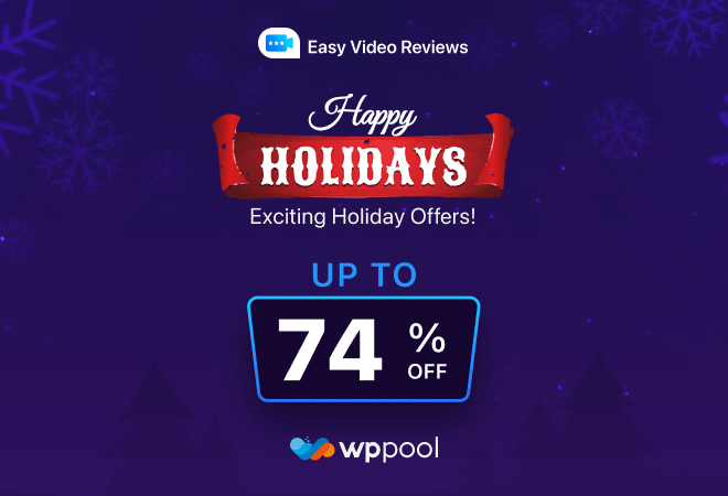Easy video review - WordPress deals - holiday deals - new year deals - WordPress holiday deal