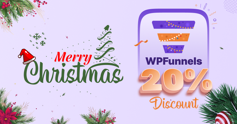 WPFunnels - WordPress deals - holiday deals - new year deals - WordPress holiday deal