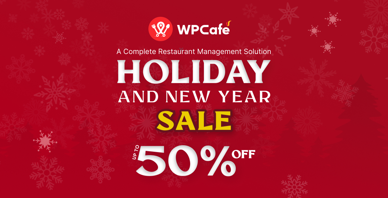 WPCafe restaurant management solution for Elementor - Best Holiday Deals on WordPress - WordPress deals