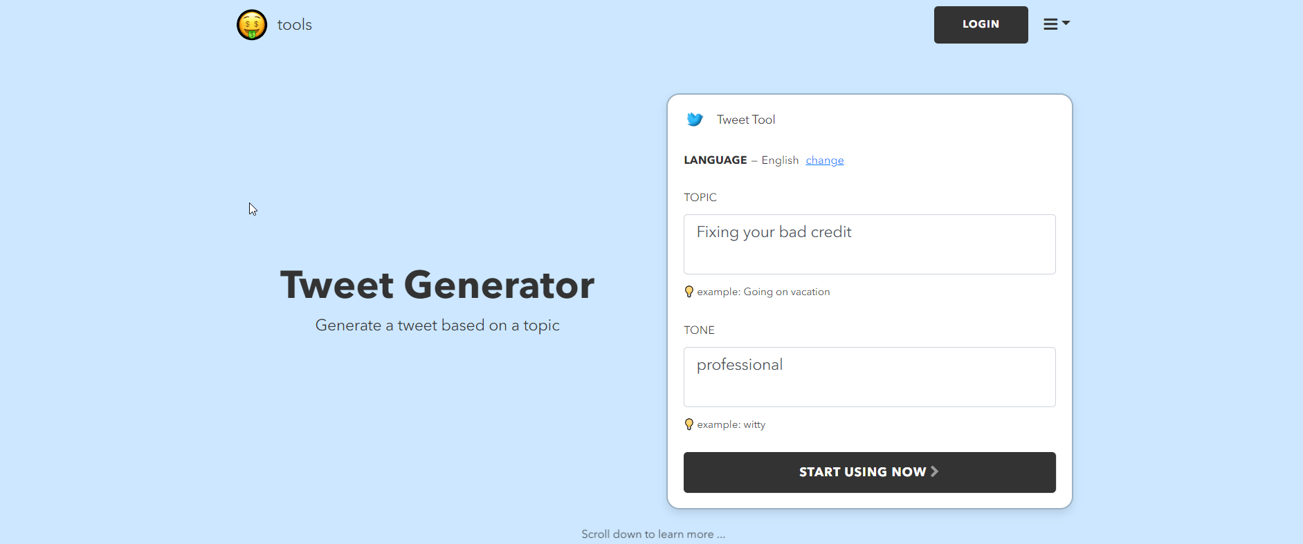Nichess- Tweet generator tool