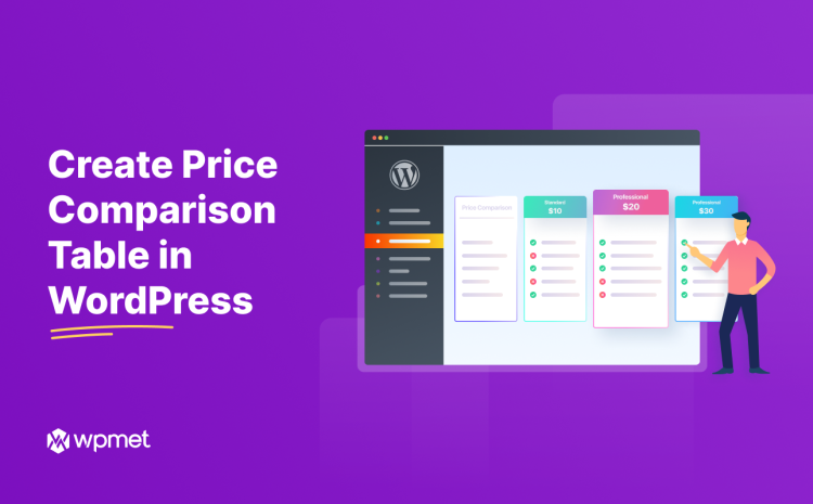 Cómo crear una tabla de comparación de precios en WordPress [Pasos y consejos]
