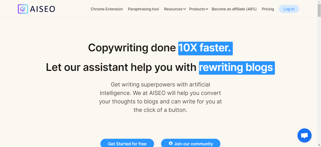 AISEO writing assistant
