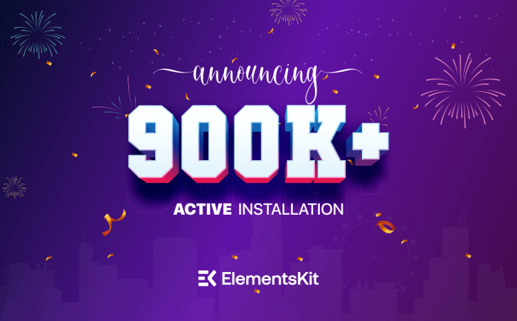 ElementsKit superó las 900.000 instalaciones activas
