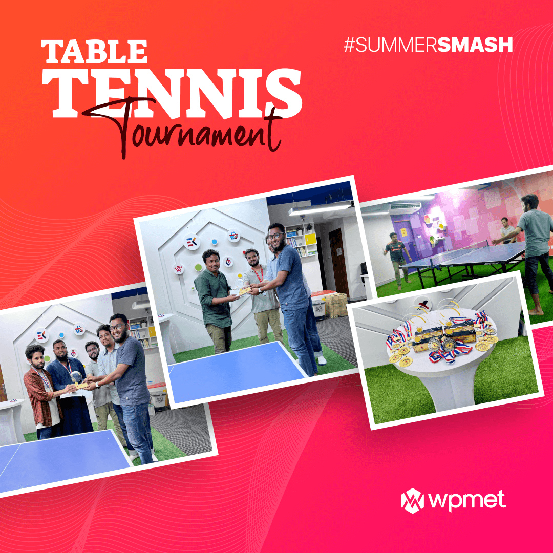 Table tennis tournament arranged by Wpmet