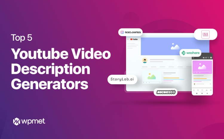 Top 5 YouTube video beskrivelse generator værktøjer - Udvalgt billede