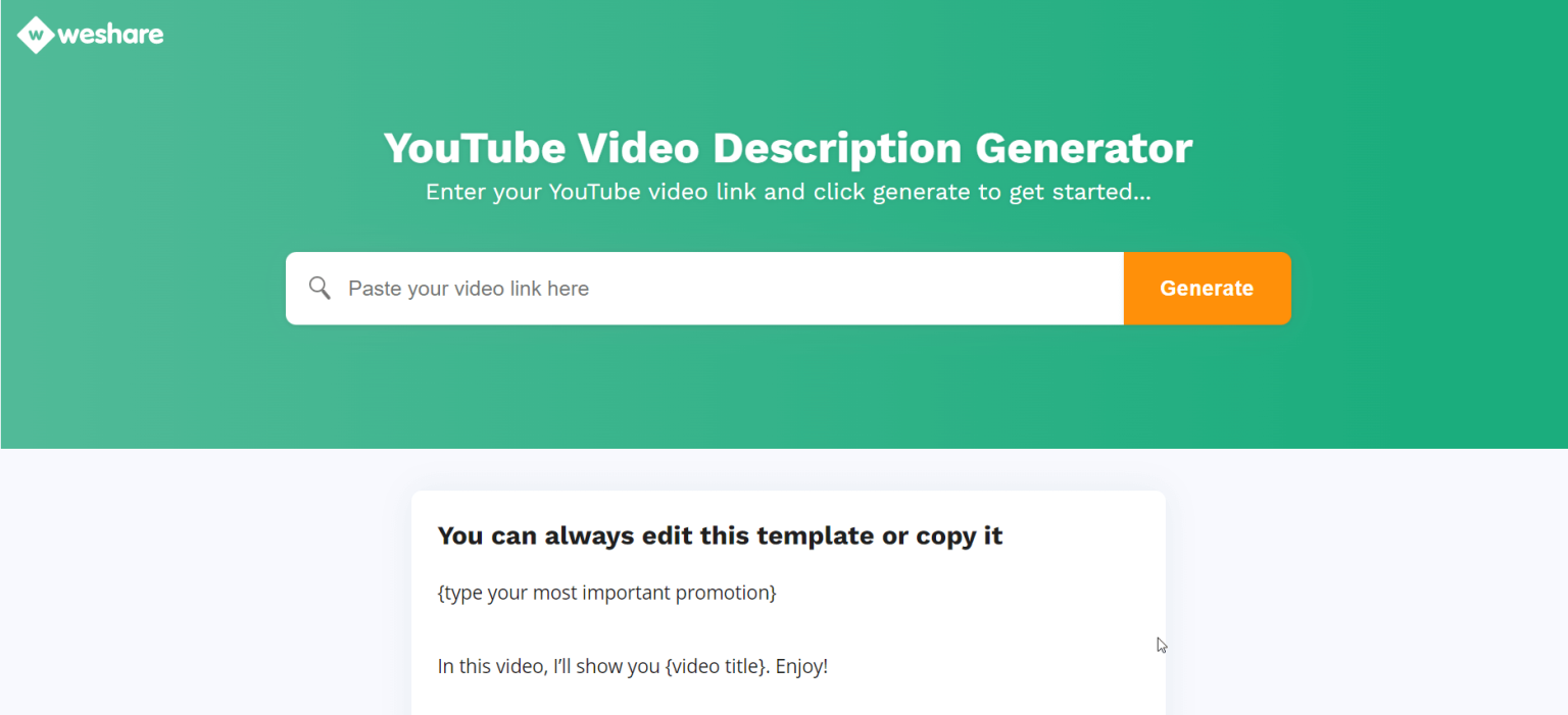 Top 5 YouTube Video Description Generators Wpmet