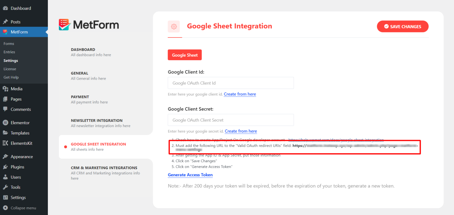 Connect WordPress Forms To Google Sheets - Wpmet