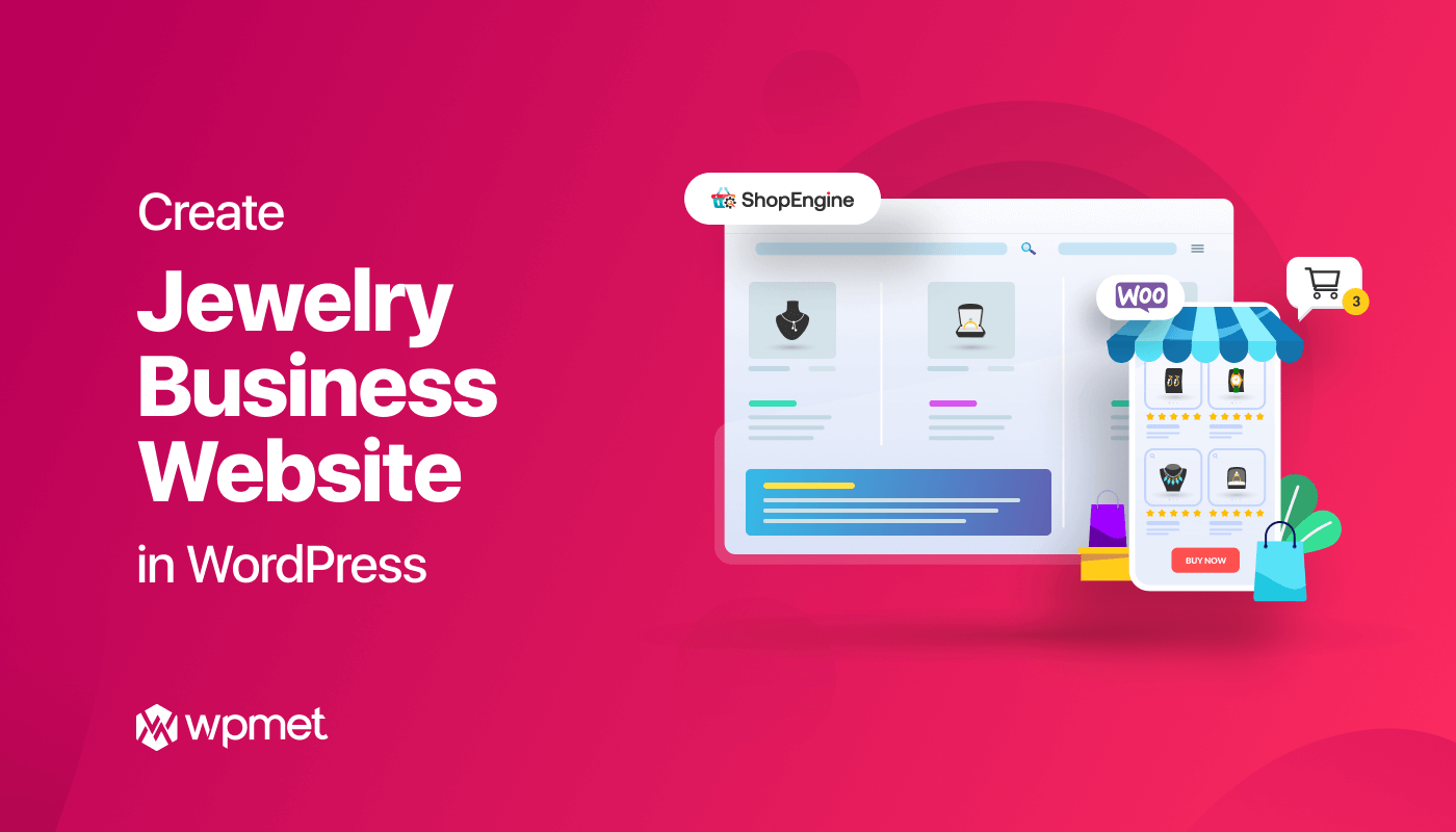How to create jewelry business website using ShopEngine