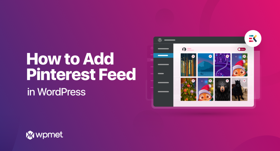 How to add Pinterest feed in WordPress- Featured image