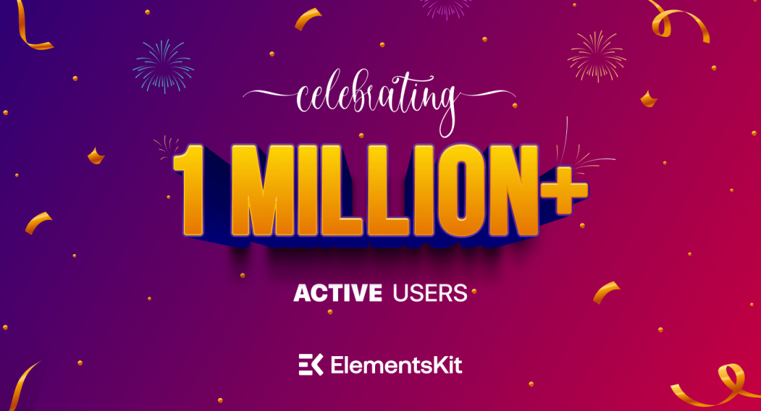 Celebrating 1 million users of ElementsKIt