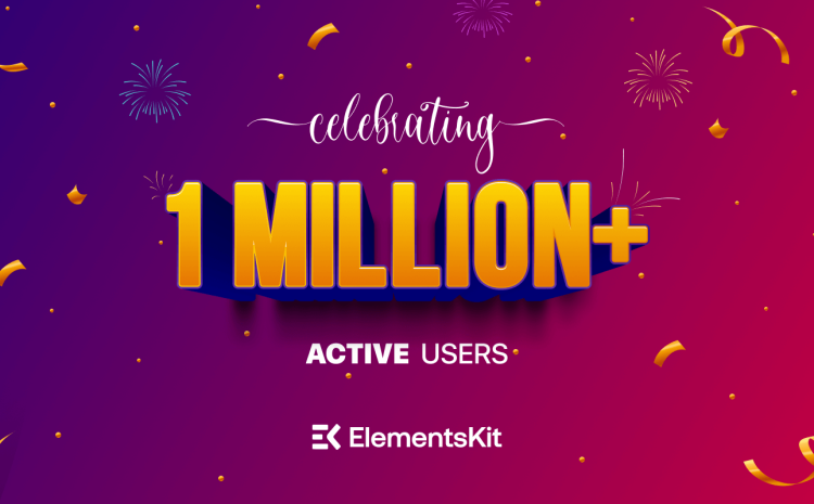 ElementsKIT のユーザー 100 万人を祝う