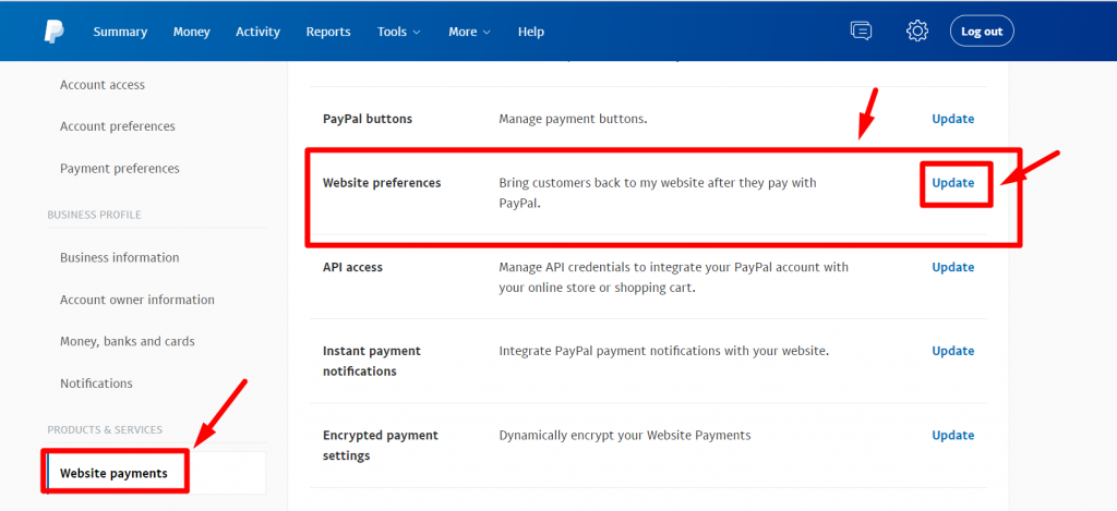 Holen Sie sich das PayPal-Identifikationstoken