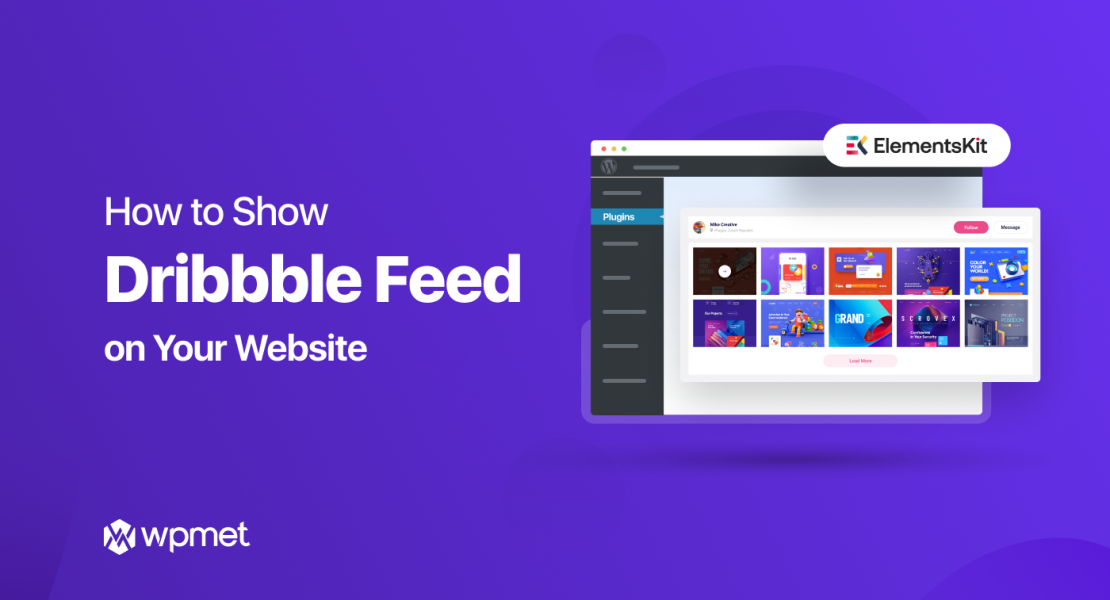 How to Show Dribbble Feed
